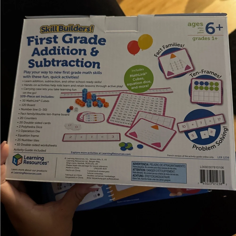 First Grade Math Activity Set - Picture 2 of 2